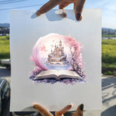 Bügelaufkleber - 15cm Traumland-Bücher
